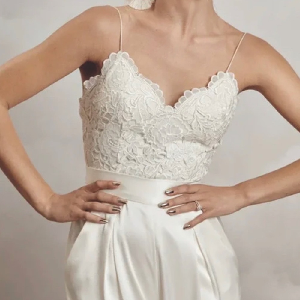 Catherine Deane BHLDN bridal corset top